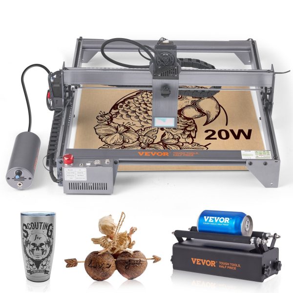 VEVOR Laser Engraver, 20W Output Laser Engraving Machine