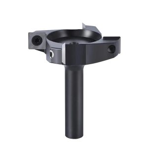 SpeTool W05003 CNC Spoilboard Insert Carbide 4 Wing, Surfacing, Planing, Flycutting & Slab Leveler 2-1/2" Diameter x 1/2" Shank Router Bit