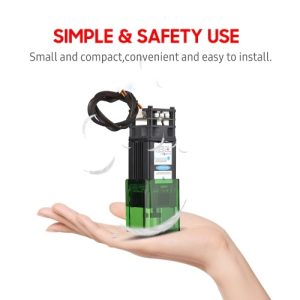 450nm 20W Laser Module with Protective Cover Adjustable Focal Length Laser Engraving Head  for DIY Craft Wood Leather Fabric Paper Cutting Engraving