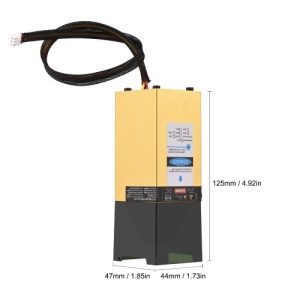 450nm 10W Laser Module Fixed Focal Length Laser Engraving Head High Speed Laser Engraver Cutter 3D Printer CNC Router Laser Module for DIY Craft Wood Leather Fabric Paper Cutting Engraving