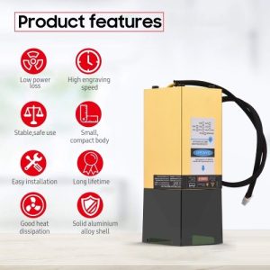 450nm 10W Laser Module Fixed Focal Length Laser Engraving Head High Speed Laser Engraver Cutter 3D Printer CNC Router Laser Module for DIY Craft Wood Leather Fabric Paper Cutting Engraving