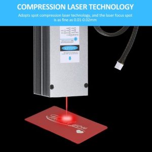 Metal Marking Engraving Machine Set With 20W Aluminum Alloy Marking Module and 5500MW Laser Module  100pcs  Multicolor Aluminum Business Cards   Supported GRBL