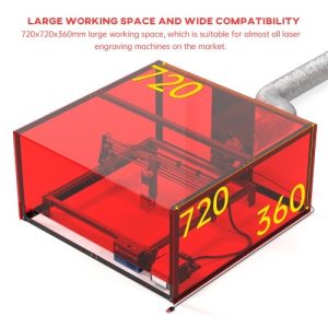 SCULPFUN Laser Engraver Dust-proof Protective Box 720x720x360mm