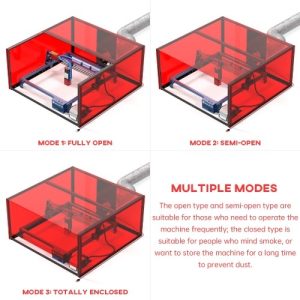SCULPFUN Laser Engraver Dust-proof Protective Box 1440x720x360mm
