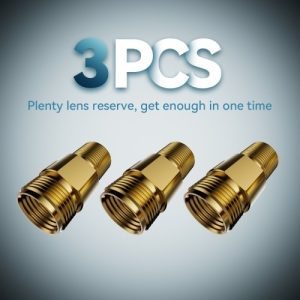SCULPFUN S10 Original Lens Set 3Pcs Original Standard Lens + 3 Sealing Rings Highly Transparent Anti-Oil And Anti-Smoke Super Long Service Life Easy To Install