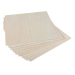 Creality Laser 10pcs Module Basswood Plywood Sheets 8x8x1/8inch Wood Pieces Materials Suitable for laser Engraving and Carving DIY Projects Home Decoration