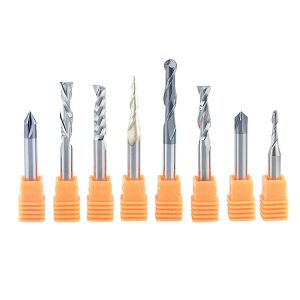 SpeTool WD-2 8 Pcs Multi-Purpose CNC Router Bits Set 1/4" Shank