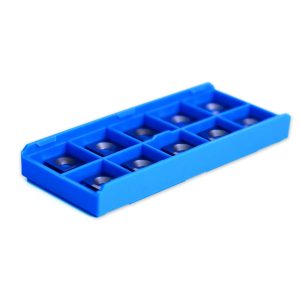 SpeTool O01002 10 Pcs Solid Carbide 4 Cutting Edges Insert Replacement Knife MDF, Chipboard, Solid Surface 10 x 10 x 2.2mm x 30 Deg