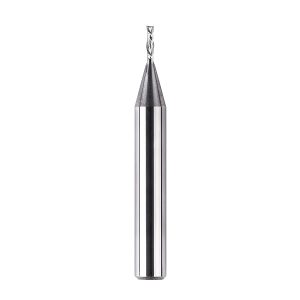 SpeTool W04030 SC Spiral Plunge 1/16" Dia x 1/4" Shank x 1/4" Cutting Length 2" Long 2 Flute Down-Cut Router Bit