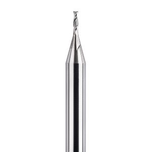 SpeTool W04029 SC Spiral Plunge 1/16" Dia x 1/4" Shank x 1/4" Cutting Length 2" Long 2 Flute Up-Cut Router Bit