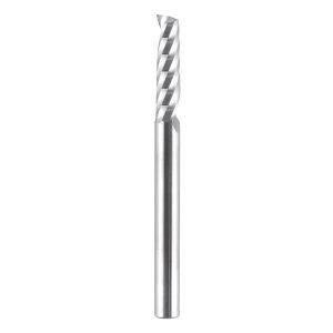 SpeTool W03006 SC Spiral O Flute 1/4" Dia x 1/4" Shank x 1" Cutting x 3" Extra Long Up-cut Router Bit