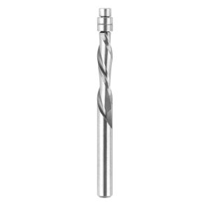 SpeTool W07005 Solid Carbide Flush Trim Down Cut 1/4" Dia x 1/4" Shank x 1-1/8" Cutting Length x 3" Extra Long Router Bit