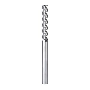SpeTool A02005 CNC SC Spiral Aluminum Cutting 1/4" Dia x 1-1/2" Cutting Length x 1/4" Shank x 3-1/2" Extra Long 3 Flute Up Cut Router Bit