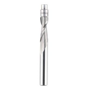 SpeTool W07001 Solid Carbide Flush Trim Up Cut 1/4" Dia x 1/4" Shank x 3/4" Cutting Length x 2-1/2" Long Router Bit