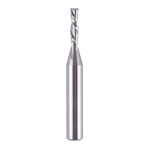 SpeTool W04006 SC Spiral Plunge 1/8" Dia x 1/4" Shank x 1/2" Cutting Length x 2" Long 2 Flute Down-Cut Router Bit