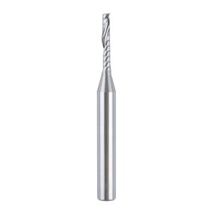 SpeTool W03002 SC Spiral O Flute 1/8" Dia x 1/4" Shank x 3/4" Cutting Length x 2-1/2" Long Up-cut Router Bit