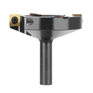SpeTool W05010 ATS Coated Insert Surfacing & Rabbeting Flycutter 2+2 Flute Design 3" Diameter x 1/2" Shank Router Bit