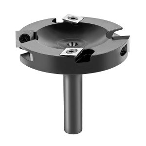SpeTool W05010 Insert Surfacing & Rabbeting Flycutter 2+2 Flute Design 3" Diameter x 1/2" Shank Router Bit