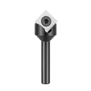 SpeTool W06016 Insert Carbide V Groove 90 Deg x 1/4" Shank x 2-1/8" Long Single Flute Router Bit