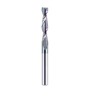 SpeTool CA W04014 SPE-X Extra Tool Life Coated SC Spiral Plunge 1/4" Dia x 1/4" Shank x 1-1/4" Cutting Length 3" Extra Long 2 Flute Up-Cut Router Bit