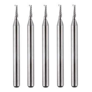 SpeTool CA W03011 SC Spiral O Flute 1/16" Dia x 1/8" Shank x 3/16" Cutting Length x 1-1/2" Long Up-cut Router Bit