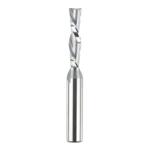 SpeTool CA W04009 SC Spiral Plunge 3/8" Dia x 1/2" Shank x 1-3/4" Cutting Length 4" Extra Long 2 Flute Down-Cut Router Bit