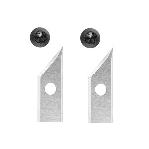 SpeTool O01006 Pair of Replacement Carbide Insert Blades For Insert V Groove Bits
