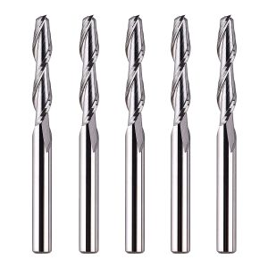 SpeTool W04031 SC Spiral Plunge 1/8" Dia x 1/8" Shank x 3/4" Cutting Length x 1-1/2" Long 2 Flute Up-Cut Router Bit