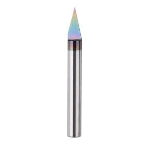SpeTool W06009 SPE-X Extra Tool Life Coated Solid Carbide 30 Degree Engraving 0.005" Tip Width x 1/4" Shank x 2-1/4" Long Signmaking Router Bit