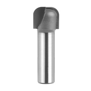SpeTool W08002 Carbide Tipped Bowl & Tray 1/4" Radius x 3/4" Dia x 1/2" Shank x 5/8" Cutting Length x 2-1/5" Long Double Flute Router Bit